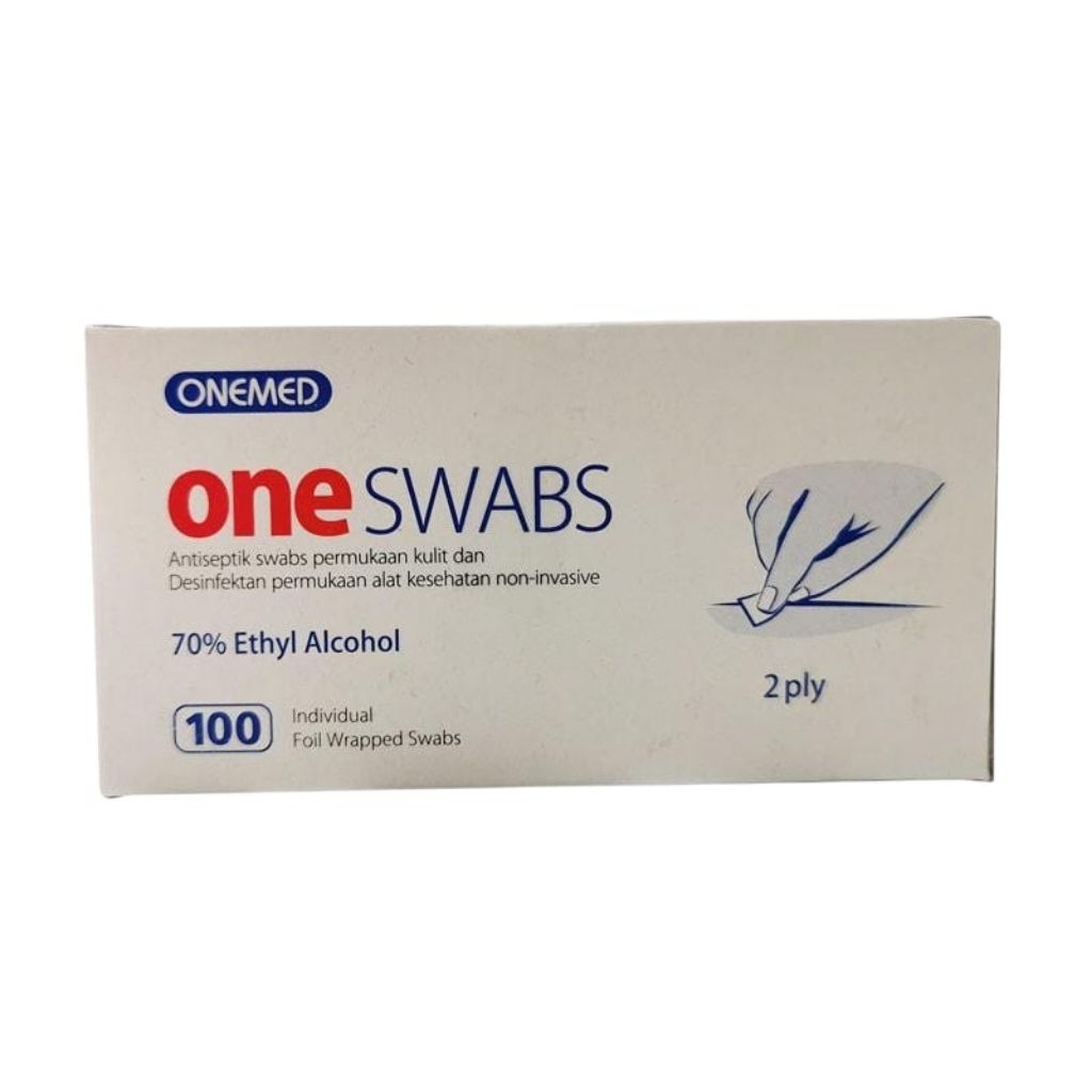 One swab tissu alkohol onemed
