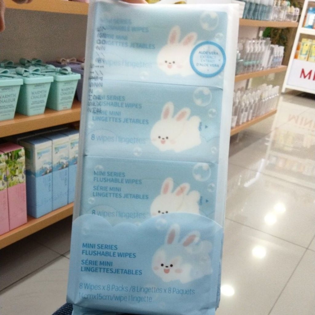 miniso Tissue basah 8 packs