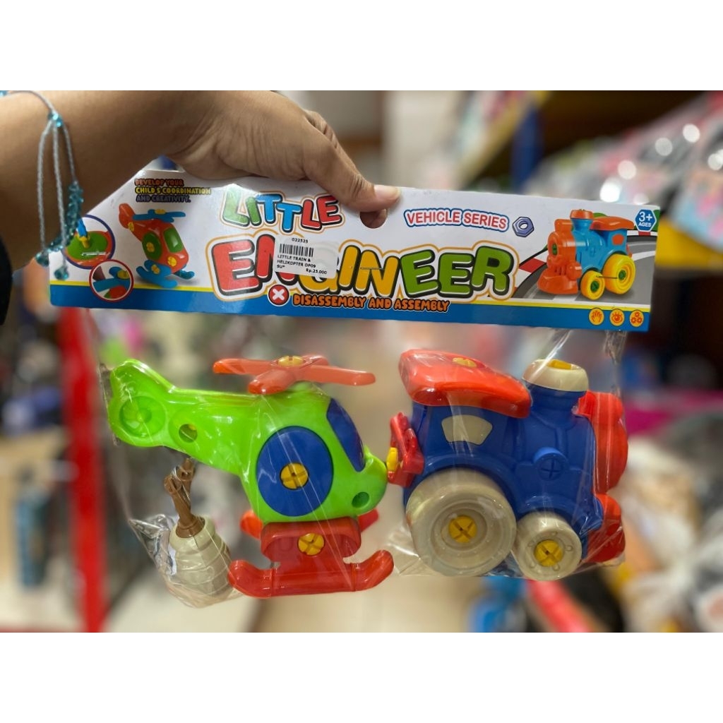 Mainan Little Train & Helikopter DP09