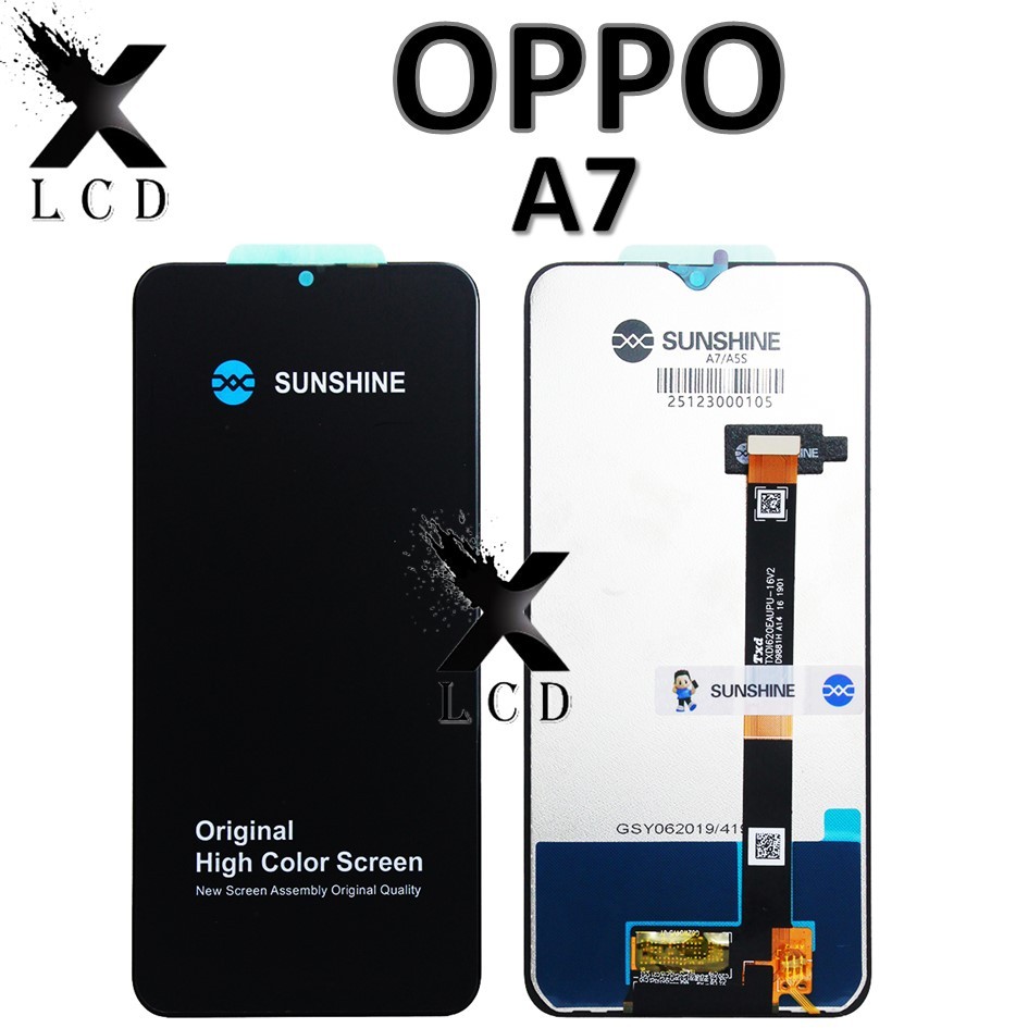 LCD TOUCHSCREEN  OPPO A7  COMPLETE ORIGINAL 100%