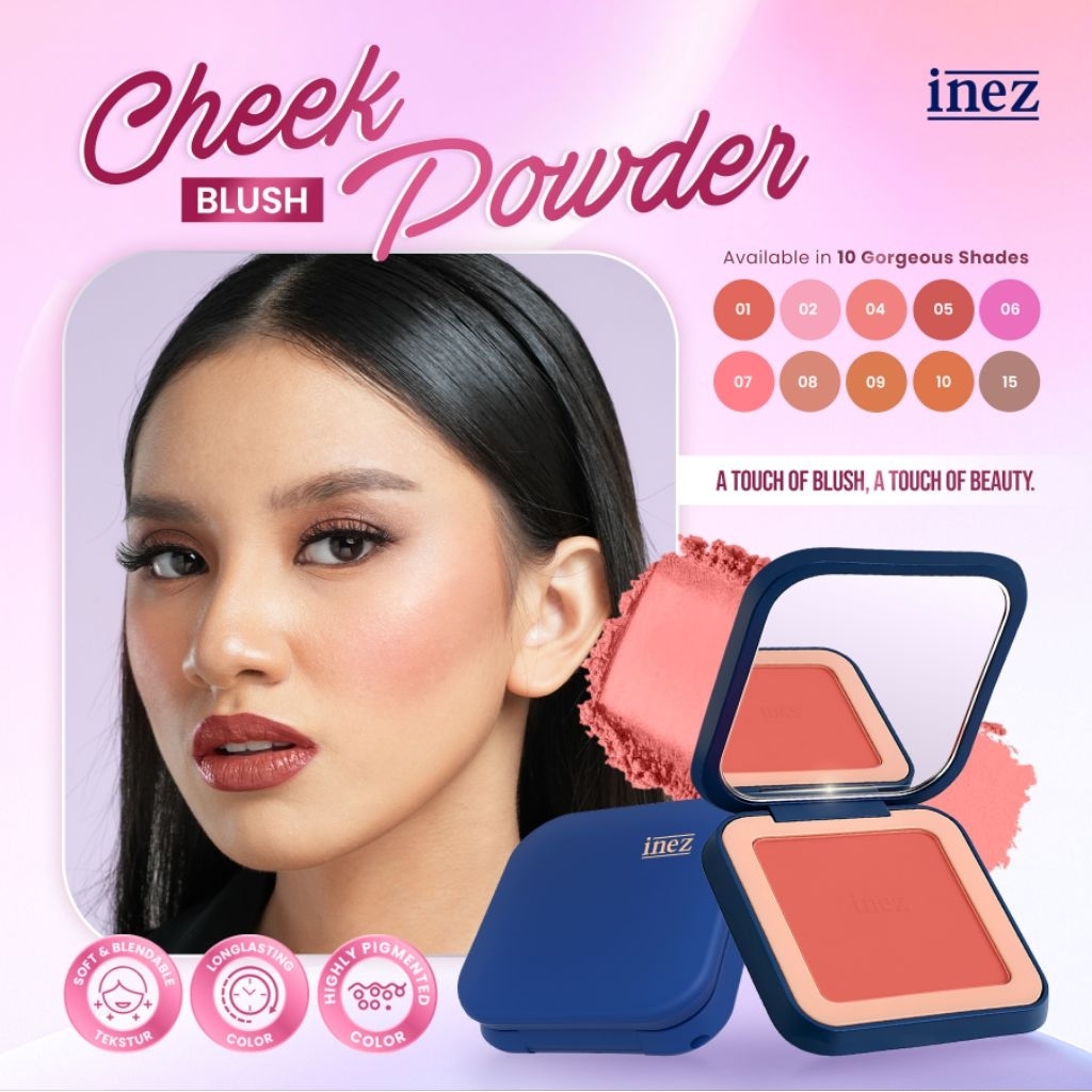 Cheek Blush Powder INEZ