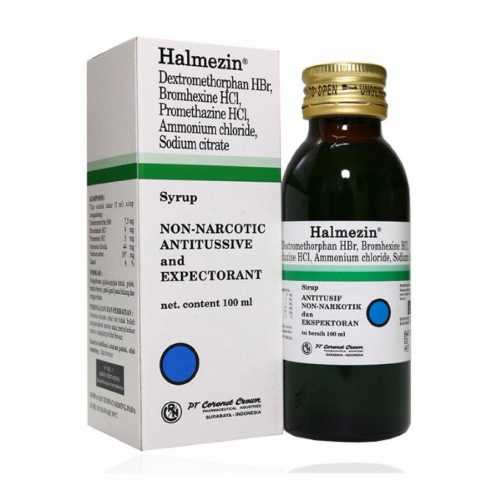 HALMEZIN SIRUP ISI 100 ML BOTOL