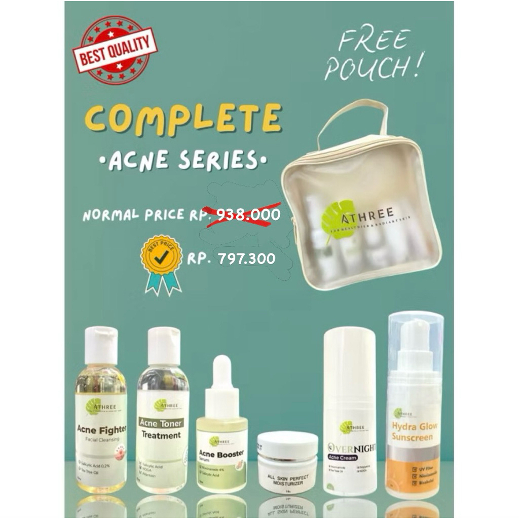 COMPLETE ACNE SERIES [[ LEBIH HEMAT ]]