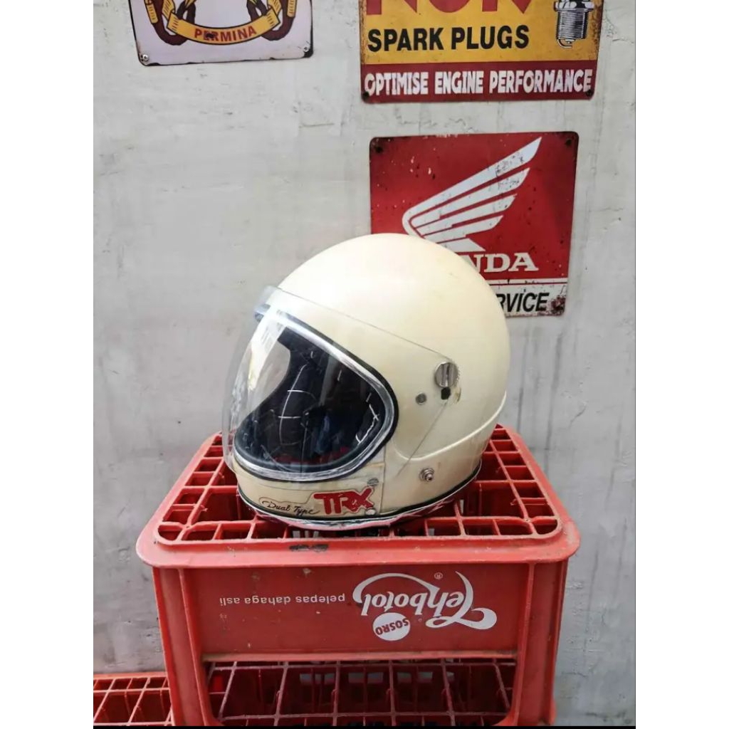 KACA HELM TRX CUSTOM MONCONG PENDEK