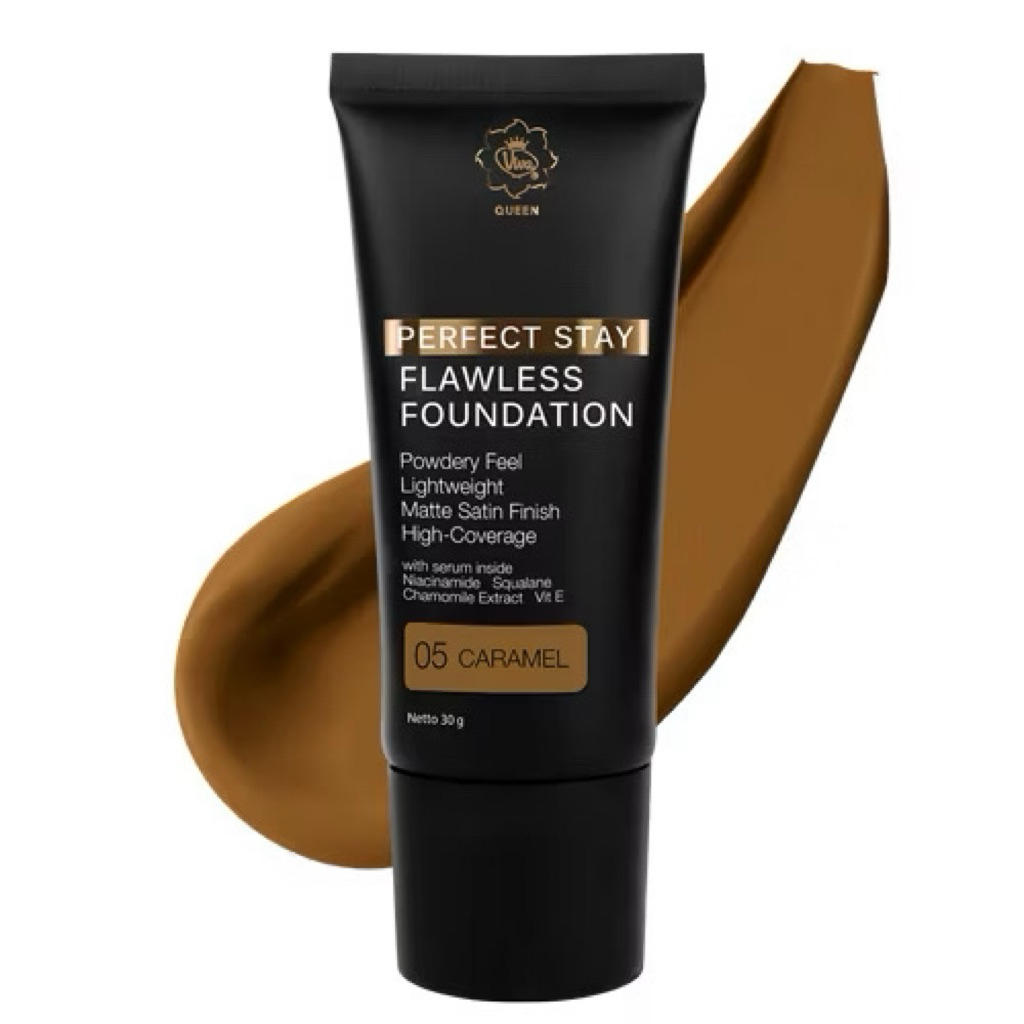 viva flawless foundation caramel