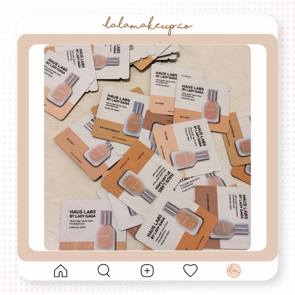 HAUS LABS Triclone Skin Tech Medium Coverage Foundation Sample