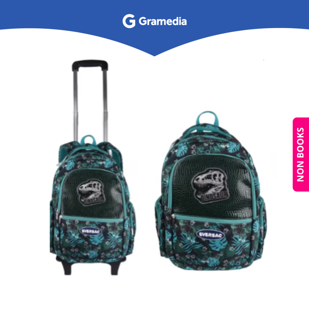 Gramedia Depok - Eversac Trolley Backpack Dino