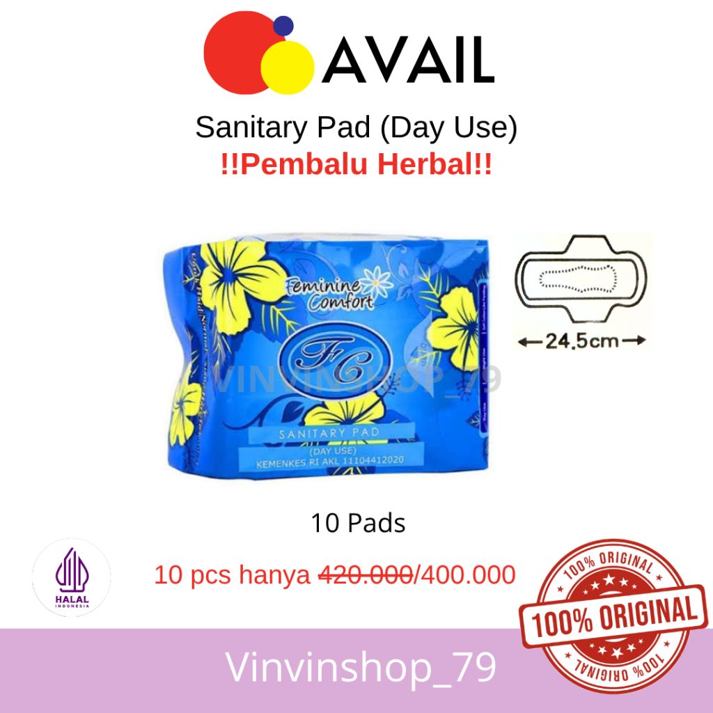 TERMURAH! Avail Day Use (Biru)