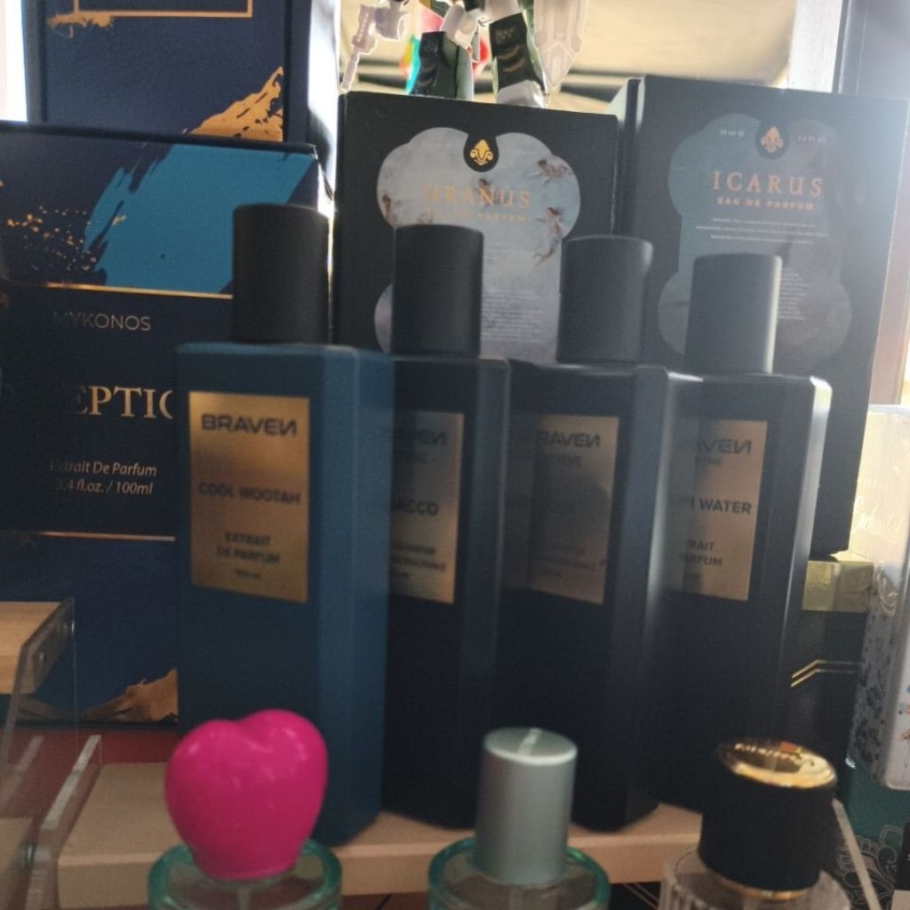 botol kosong parfum braven