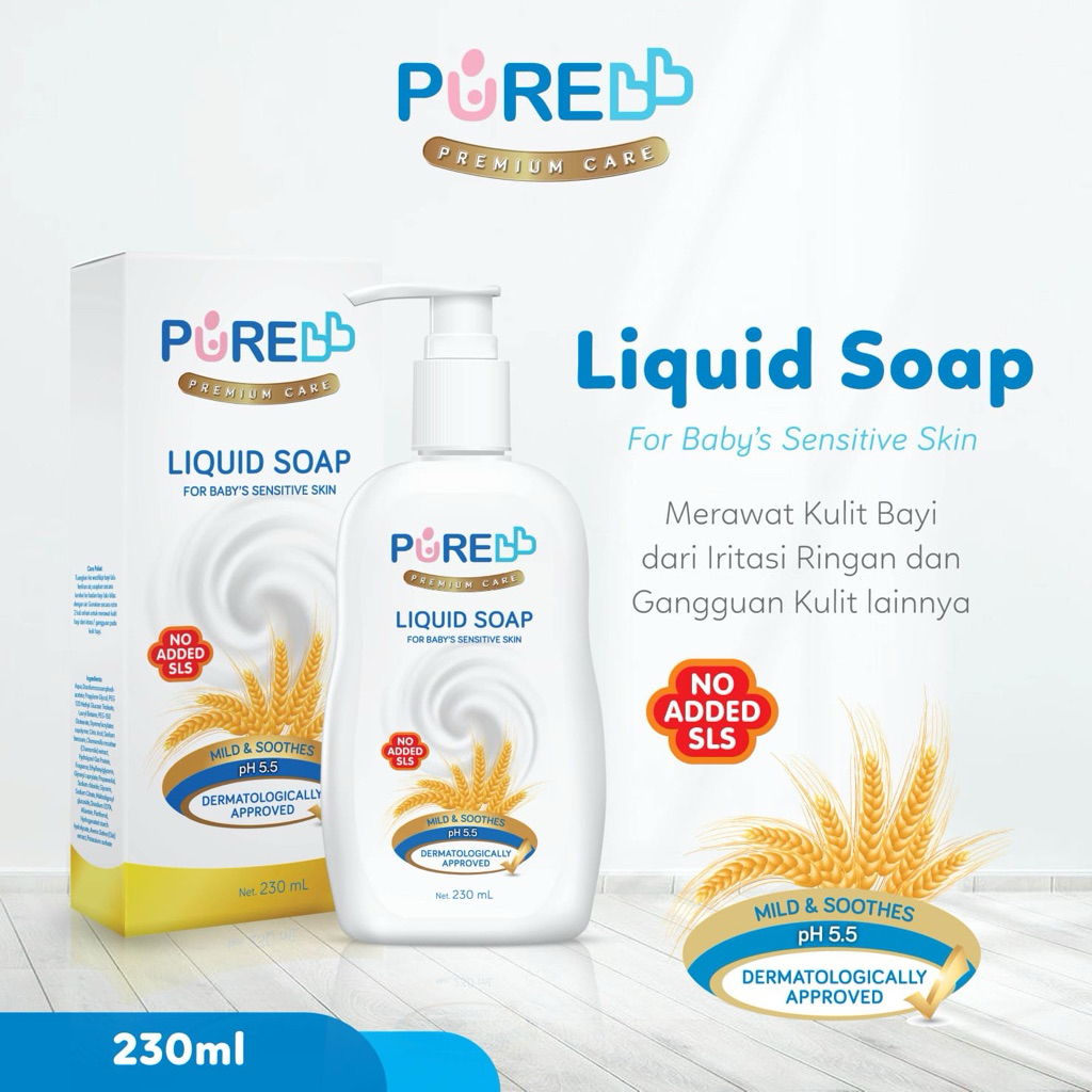 PUREBB LIQUID SOAP 80ML/230ML