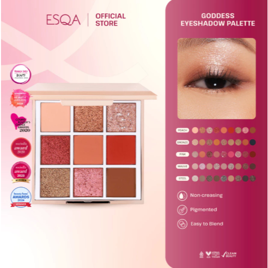 ESQA Goddess Eyeshadow Palette