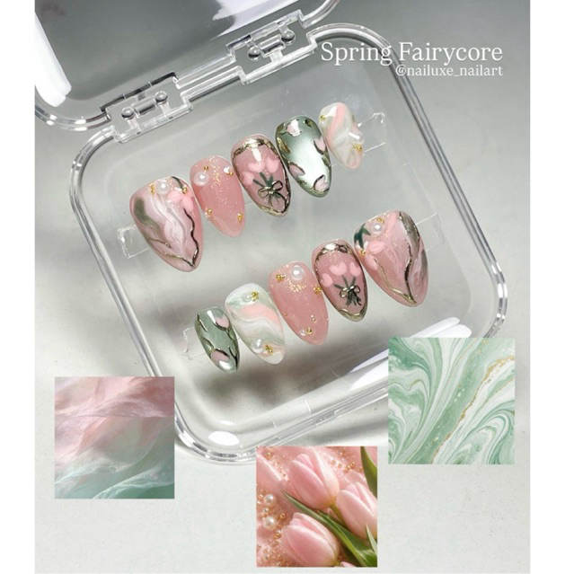 Press On Nails Spring Fairycore