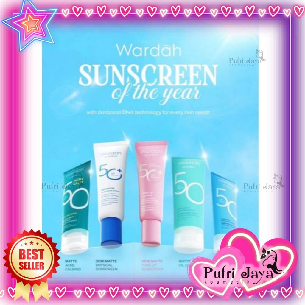 WARDAH UV SHIELD SPF 50PA++++ SERIES