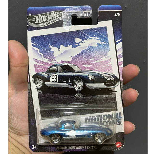 Hot Wheels Jaguar Lightweight E-Type Silver Series