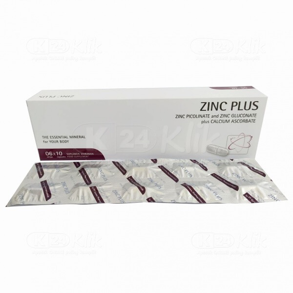 Zinc Plus Strip 10 Kapsul - Suplemen Kesehatan
