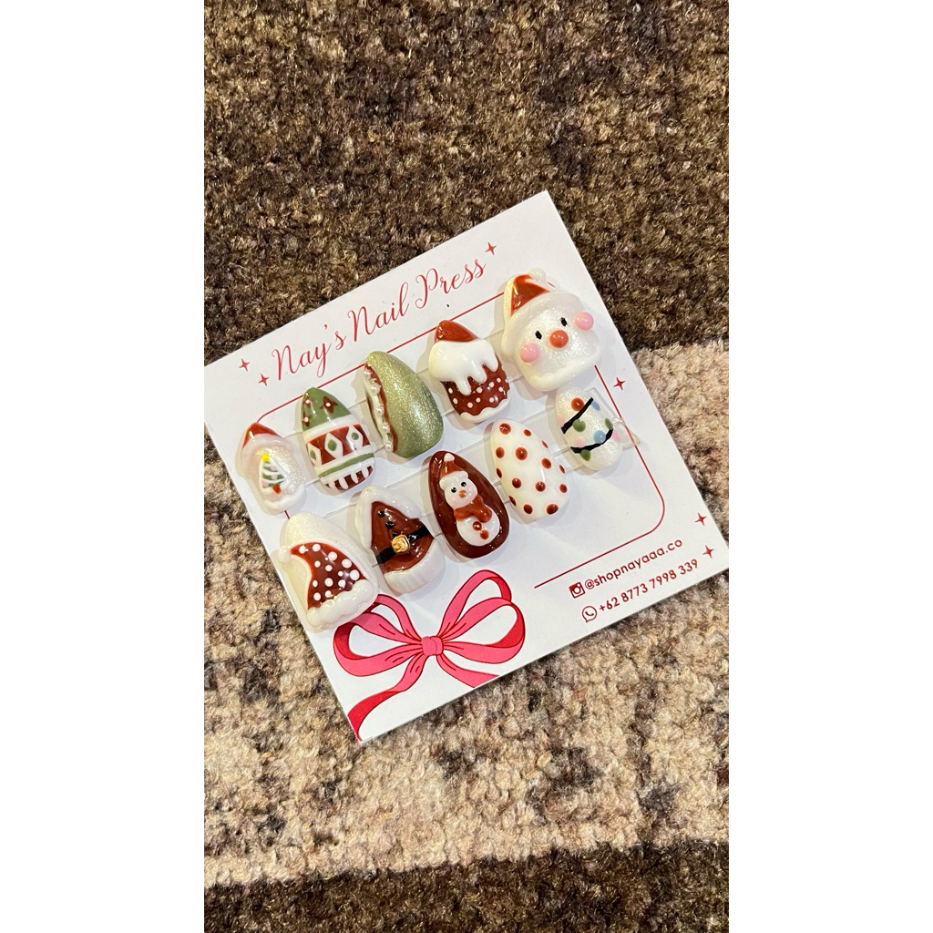 PRESS ON NAILS CHRISTMAS