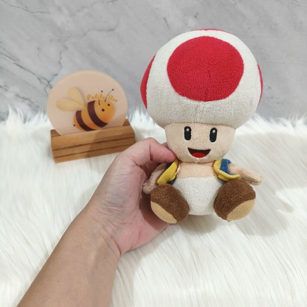Boneka Jamur Toad Mario Bros Original
