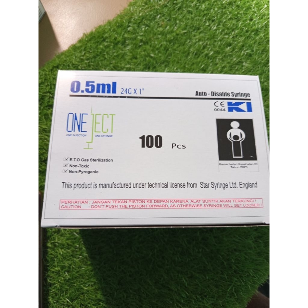Oneject 0,5 Ml 24G