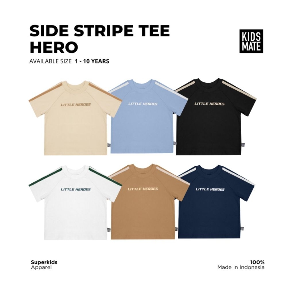 Kaos Side Stripe Tee Kidsmate