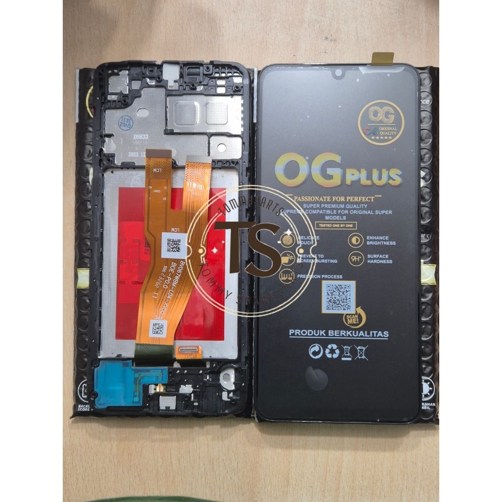 LCD TOUCHSCREEN PLUS FRAME SAMSUNG GALAXY A05 A055 OG PLUS FRAME