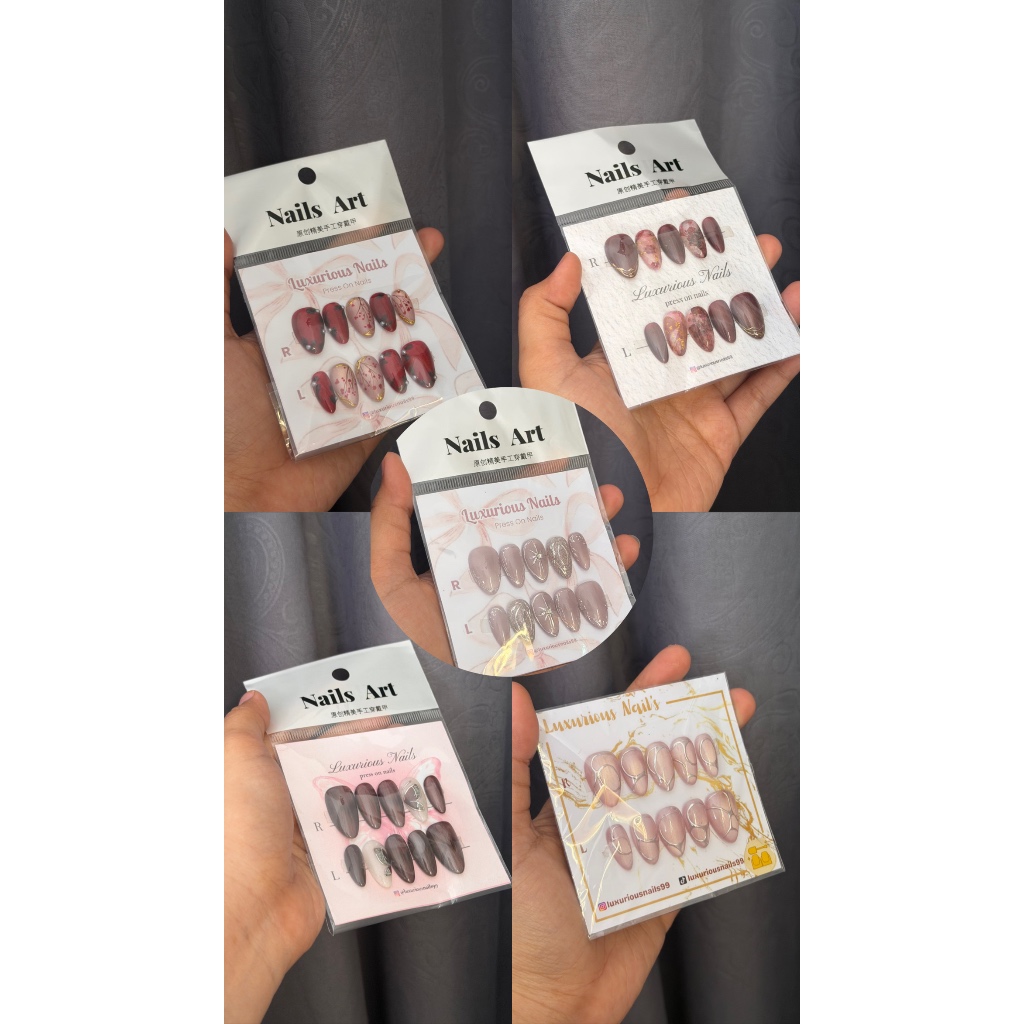 press on nails handmade A