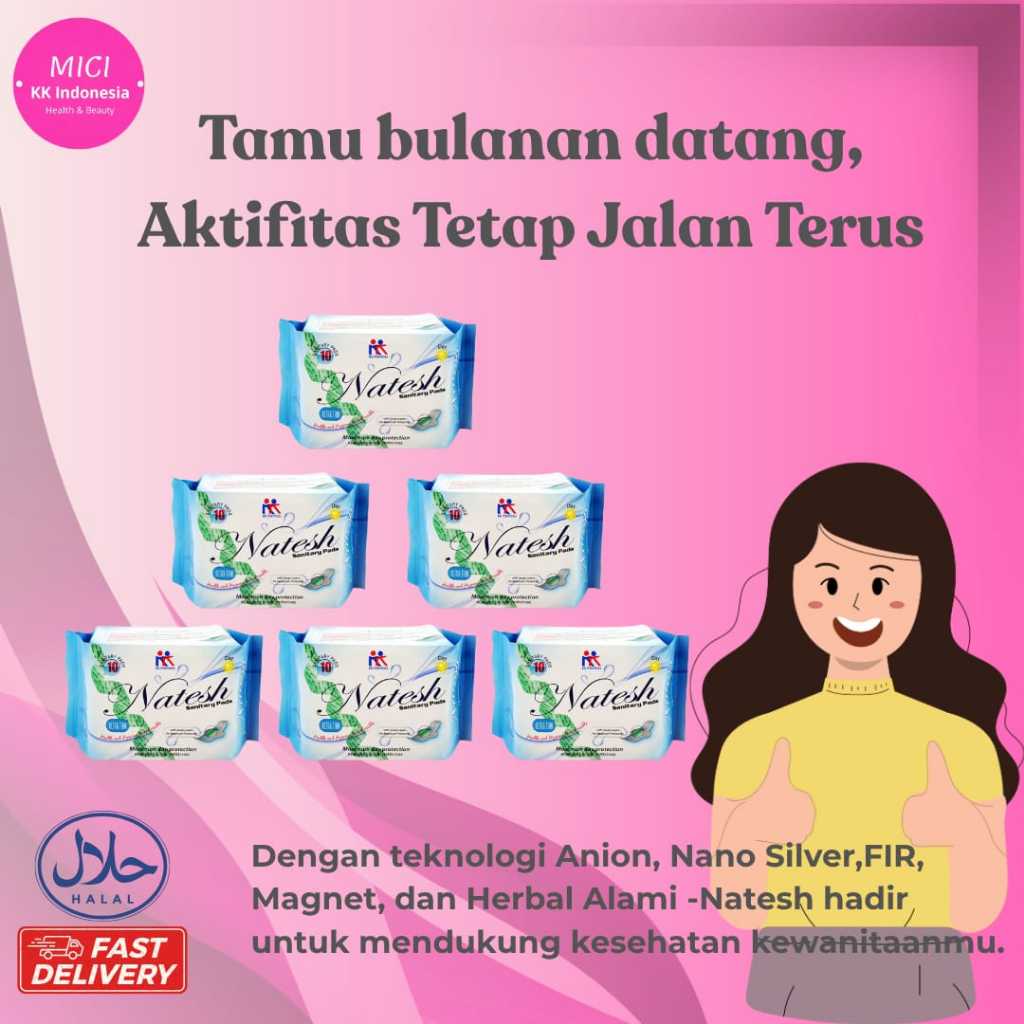 Pembalut Natesh Day 6 pack