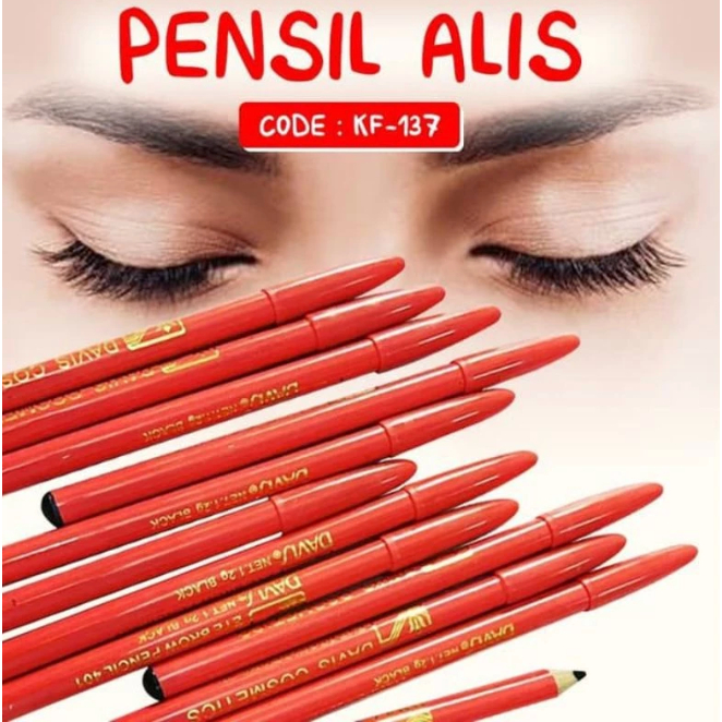 DAVIS DRAWING EYEBROW PENCIL #BROWN