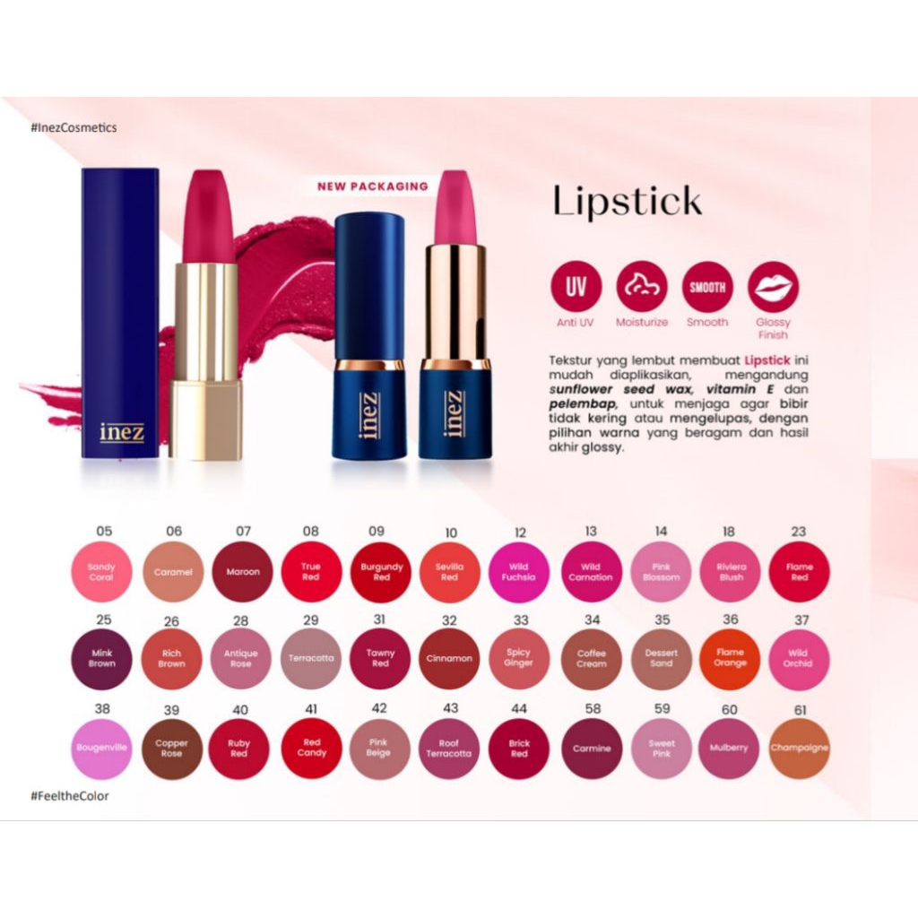 INEZ LIPSTICK CCP 39-61
