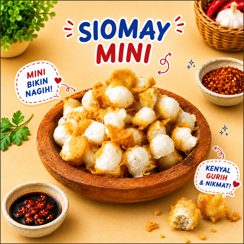 cuanki mini, siomay mini gurilem 100 gram