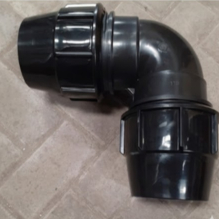 Elbow90 Fitting HDPE Compression, 110 mm, 4 inch