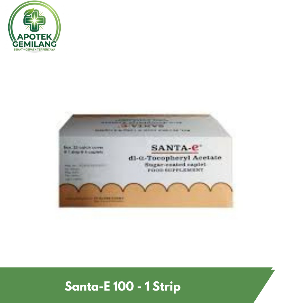 Santa E 100 Iu - 1 Strip 4 Kaplet