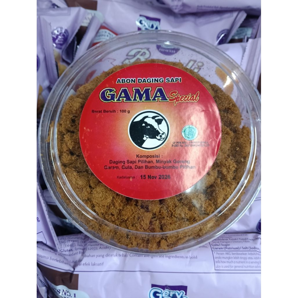 Abon Daging Sapi Gama Special 100g