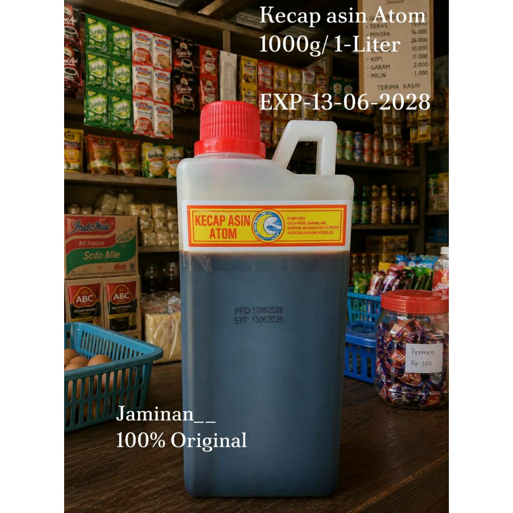 Kecap Atom Cap Bulan /1Liter