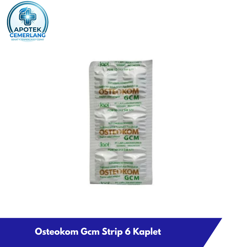 Osteokom Gcm Strip 6 Kaplet
