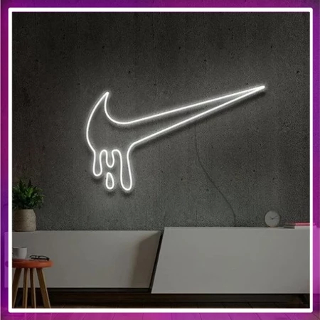 Neon Flex Sign Dripping Nike