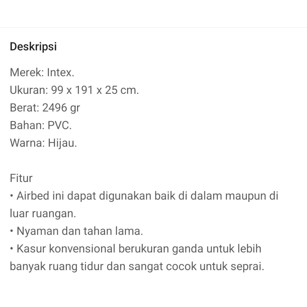 Kasur Angin