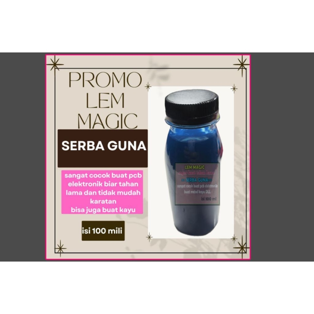 Lem serba guna super magic isi 100 ml