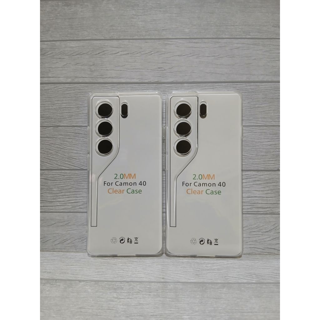 Soft Clear Case Untuk Tecno Camon 40