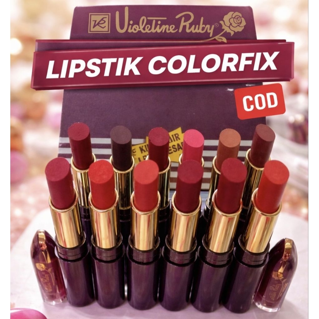 Lipstik colorfix violetine ruby