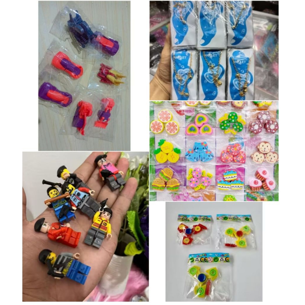 COD 10pcs mainan anak 5 item random