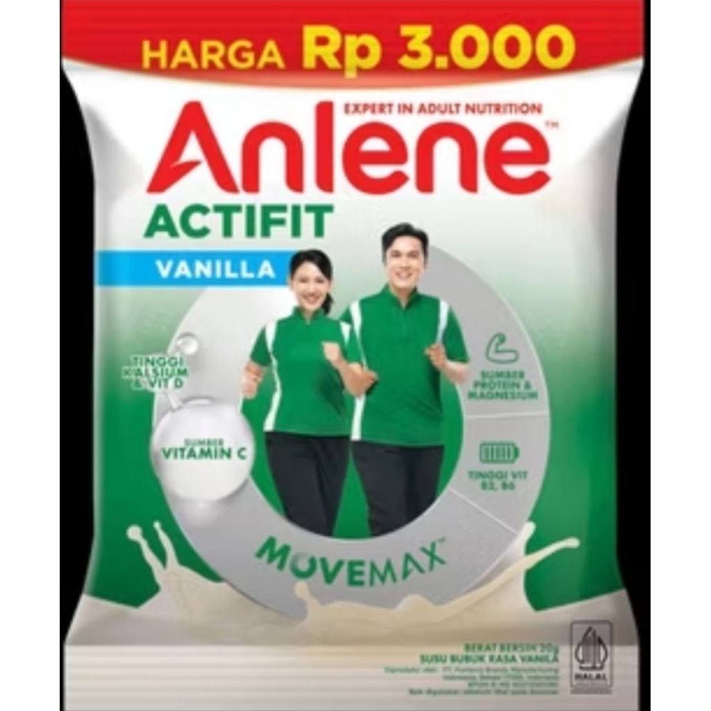 Anlene rasa coklat & vanila