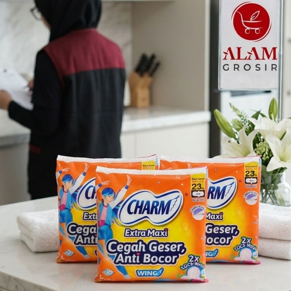 CHARM extra maxi wing 23cm 1renceng 10pcs