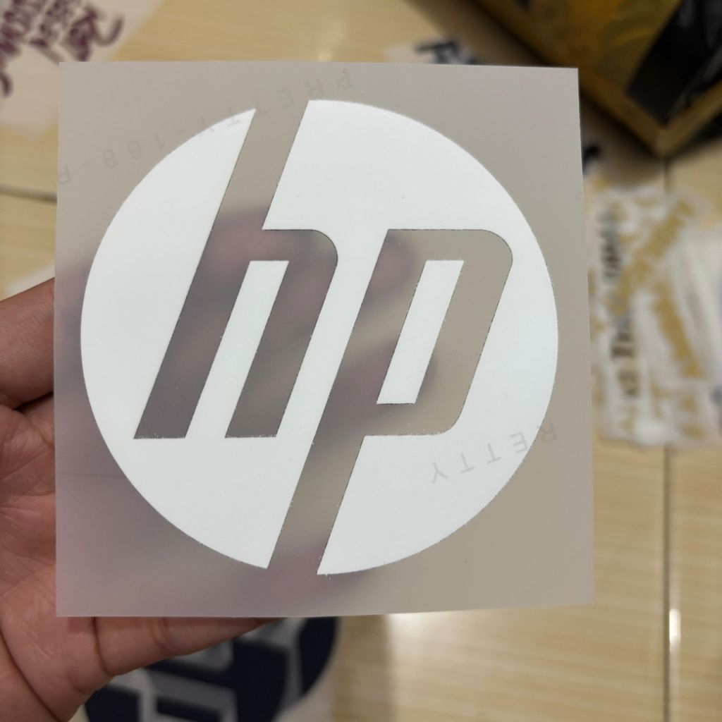 Patch Badge Hp Putih Print Hk