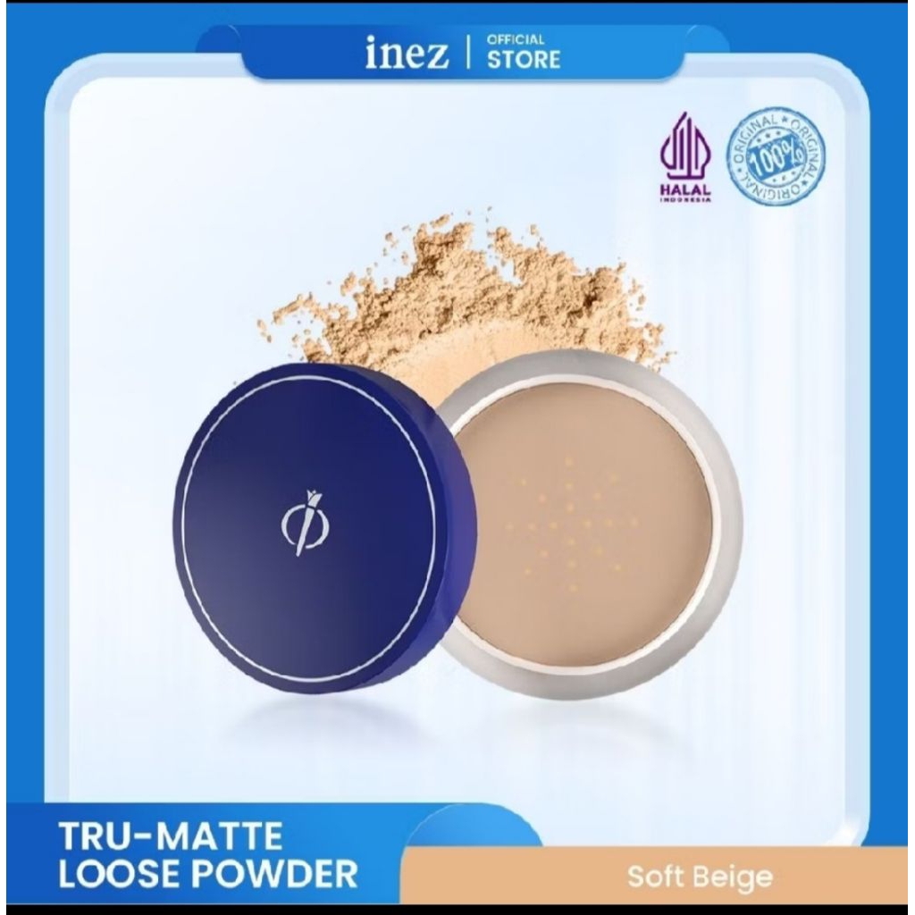 Inez Tru Matte loose powder soft beight