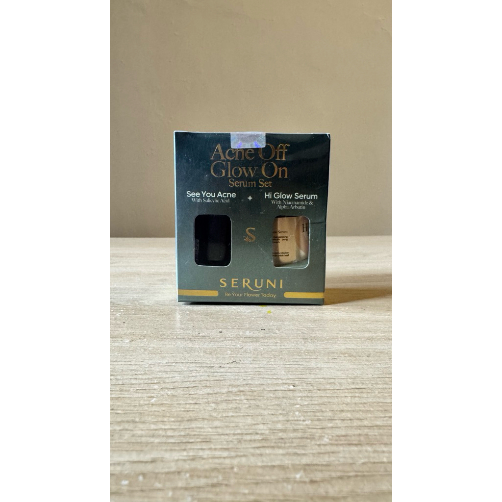 seruni serum acne off glow in