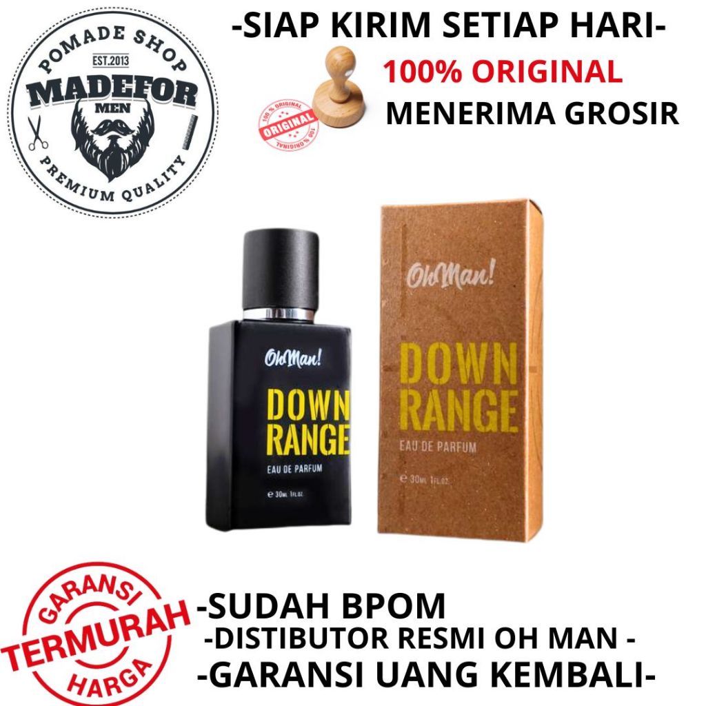 OH MAN EAU DE PARFUM DOWN RANGE 30ML OH MAN EDP PARFUM DOWN RANGE 30ML