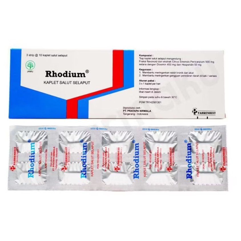RHODIUM STRIP 10 KAPLET
