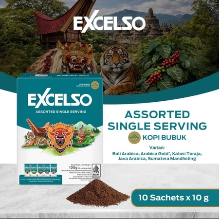 EXCELSO Assorted Single Serving 10 sachets x 10g