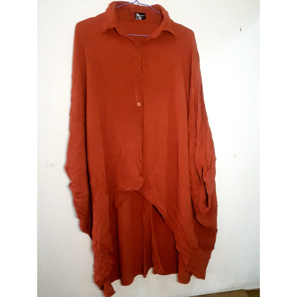kemeja oversize preloved