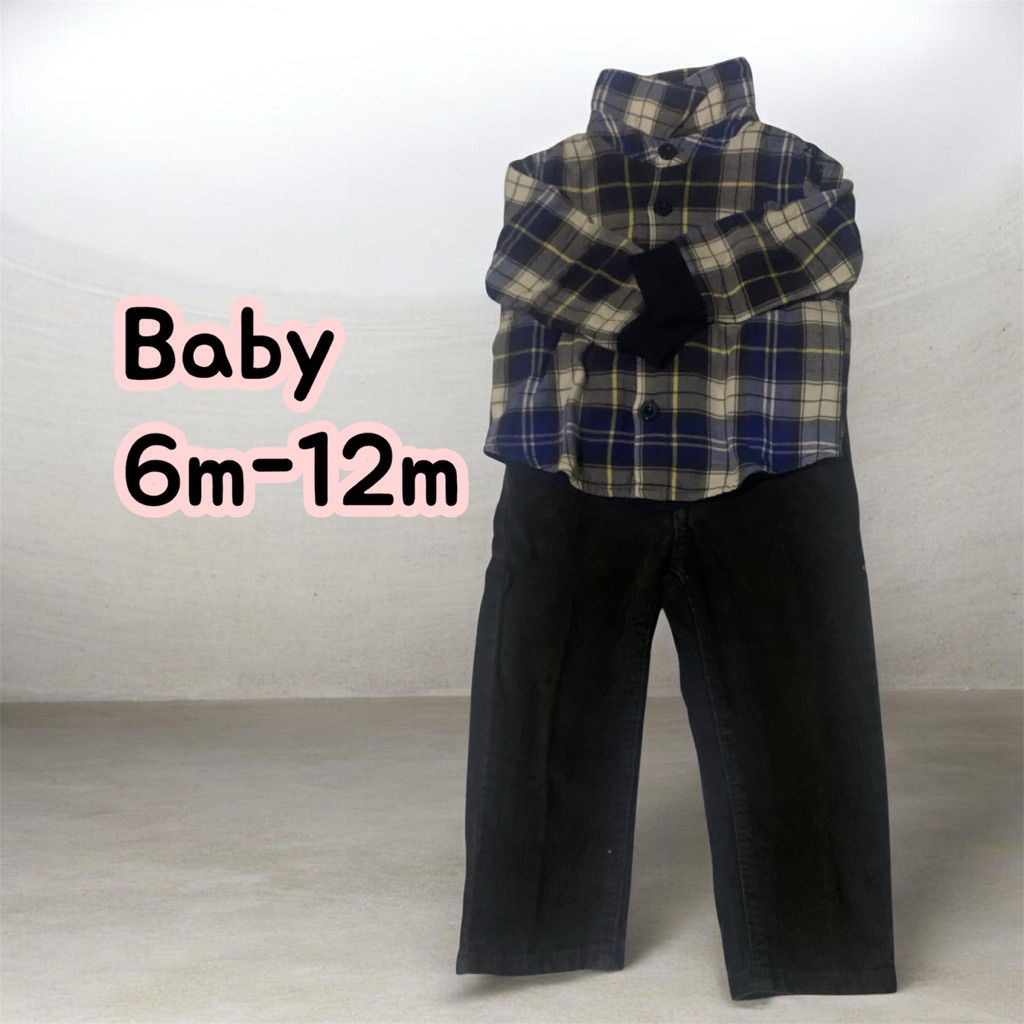 Setelan Jeans flanel
